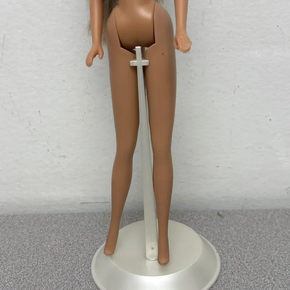 Vintage 1980’s Simba Steffi Love Doll , Nude, Long Blond Hair With Bangs, TNT